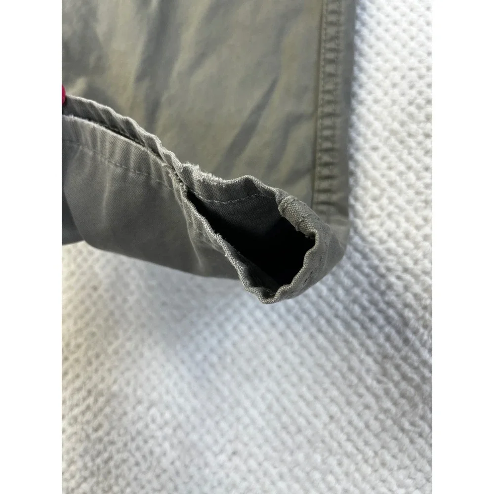 Polo Ralph Lauren 34x32 Straight Leg Chino Olive‎ Grey 5-Pocket Missing button